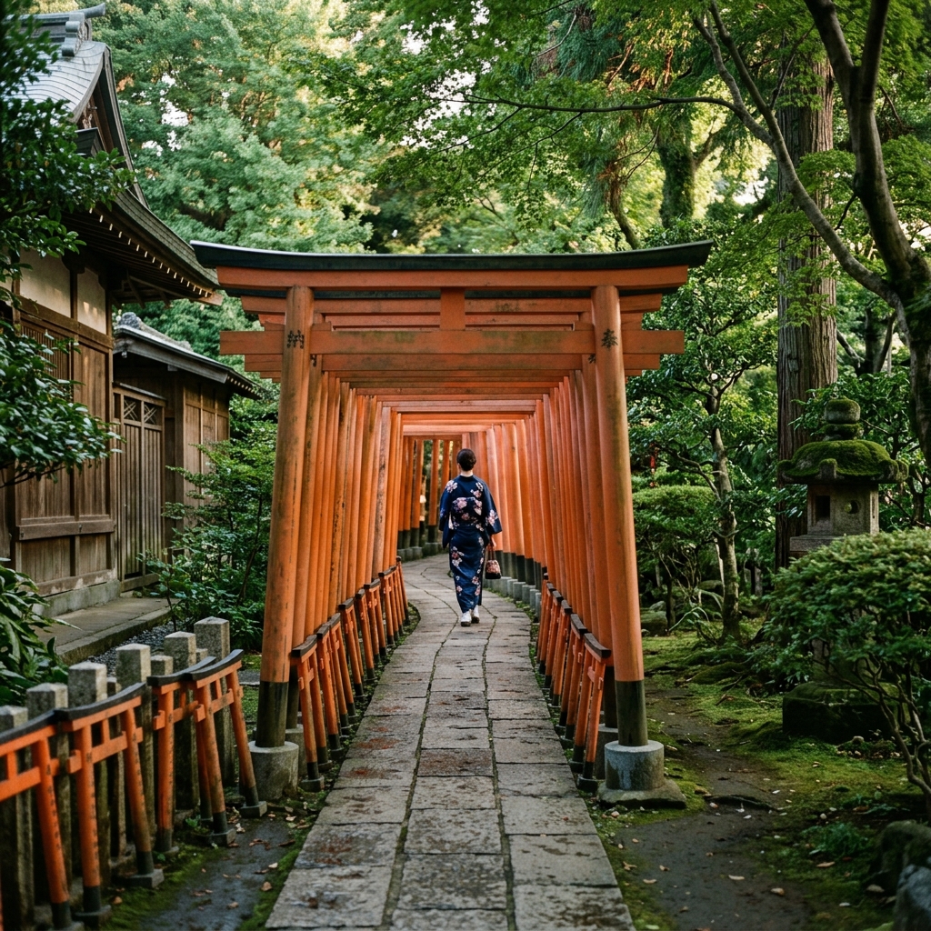 根津：千本鳥居と石畳、文豪たちが愛した「谷根千」の静寂