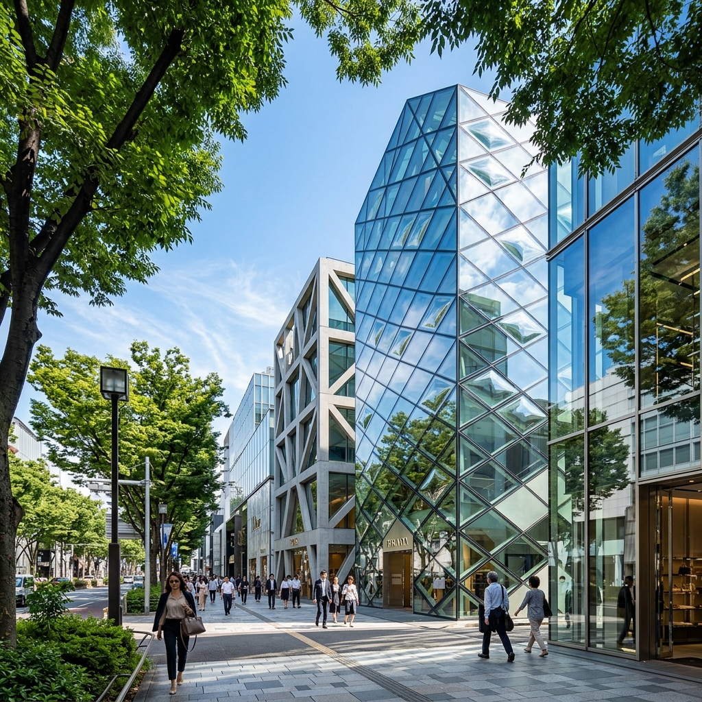 表参道：世界の名建築とアートギャラリーを巡る午後の散策