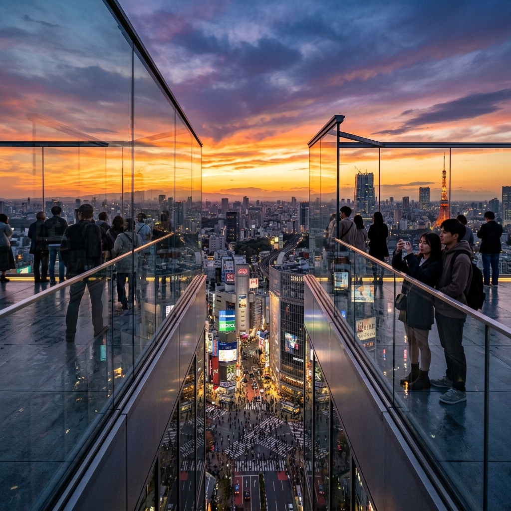 渋谷：地上229m。SHIBUYA SKYから眺める空の移ろいと街の鼓動