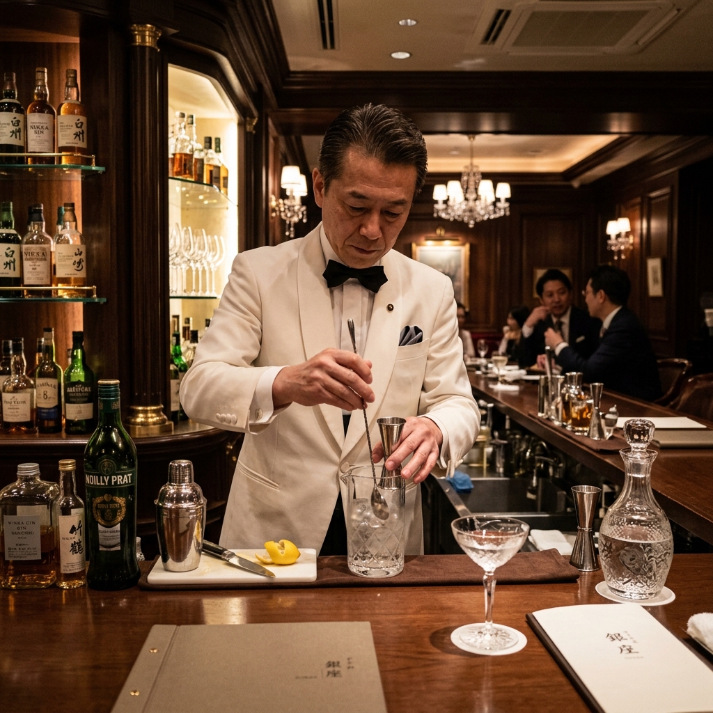 銀座：世界が注目する至高の一杯。STAR BARで味わうカクテルの芸術